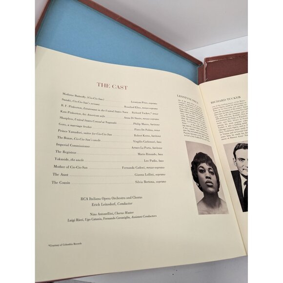 Puccini Madama Butterfly RCA Victor Red Seal LM-6160 3 Record Set with Booklet - Picture 7 of 12